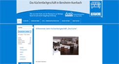 Desktop Screenshot of die-kueche-mw.de
